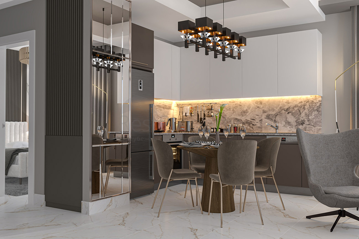 Wohnungen in der neuen Wohnanlage von Avsallar