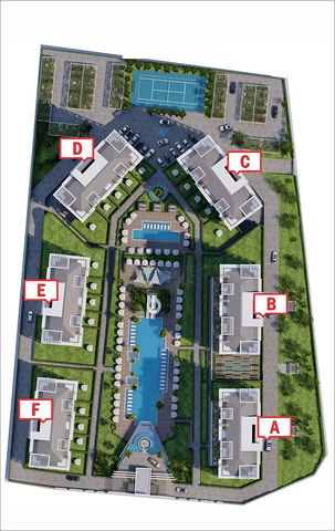 Wohnungen in der neuen Wohnanlage von Avsallar