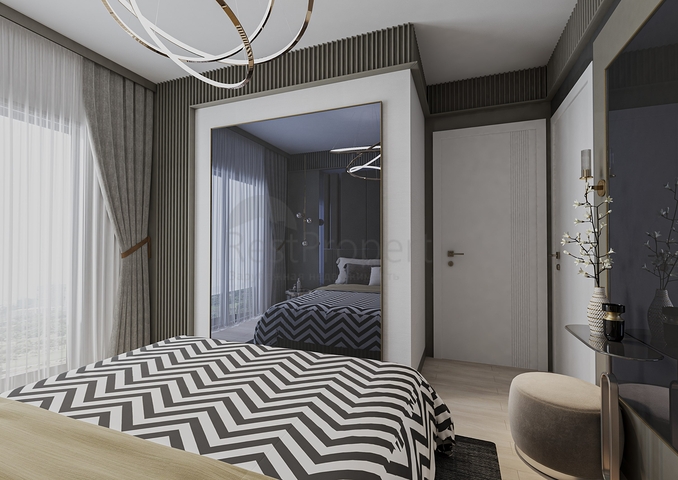 Wohnanlage Familienkonzept, in der Nähe der U-Bahn-Station