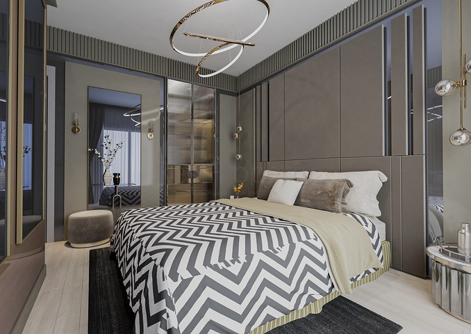 Wohnanlage Familienkonzept, in der Nähe der U-Bahn-Station