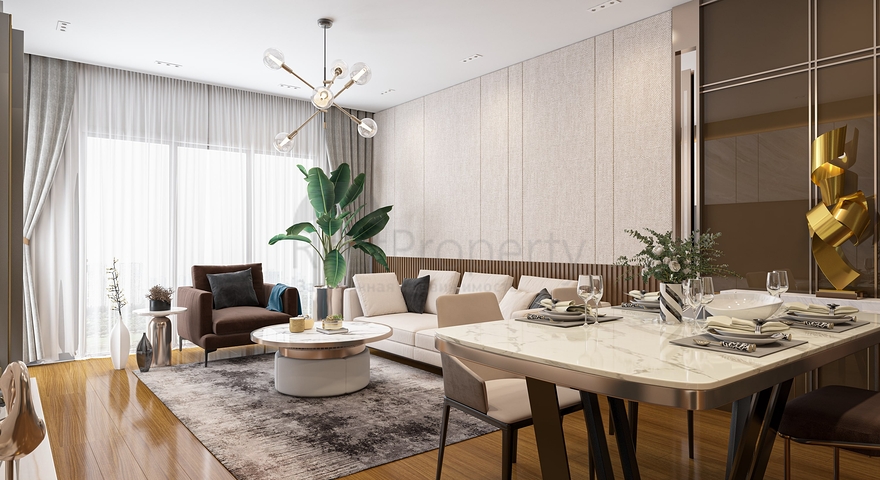 Wohnanlage Familienkonzept, in der Nähe der U-Bahn-Station