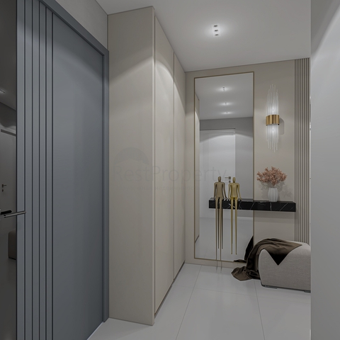 Wohnanlage Familienkonzept, in der Nähe der U-Bahn-Station