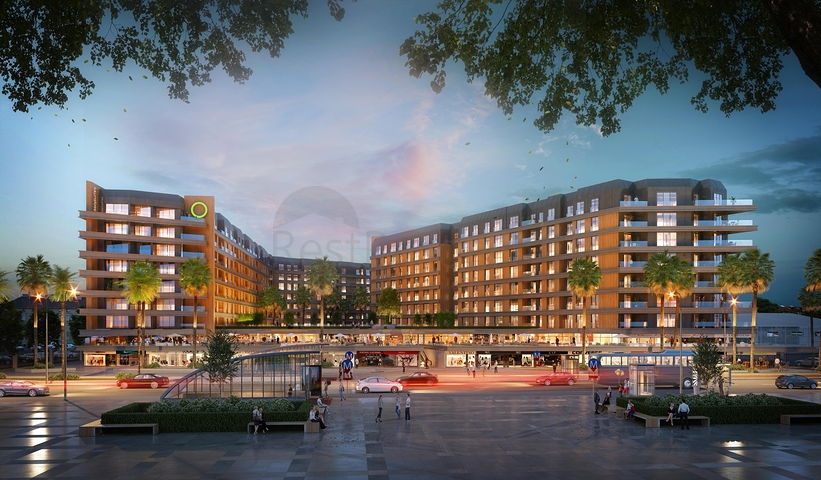 Wohnanlage Familienkonzept, in der Nähe der U-Bahn-Station