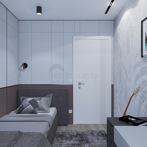 Wohnanlage Familienkonzept, in der Nähe der U-Bahn-Station