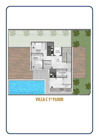 Investitionsprojekt von Luxusvillen im Komplex des Bezirks Tepe