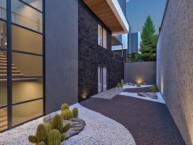 Investitionsprojekt von Luxusvillen im Komplex des Bezirks Tepe