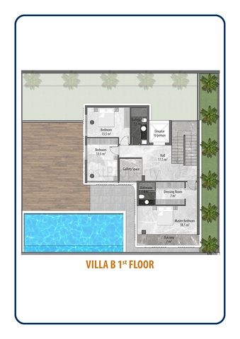 Investitionsprojekt von Luxusvillen im Komplex des Bezirks Tepe