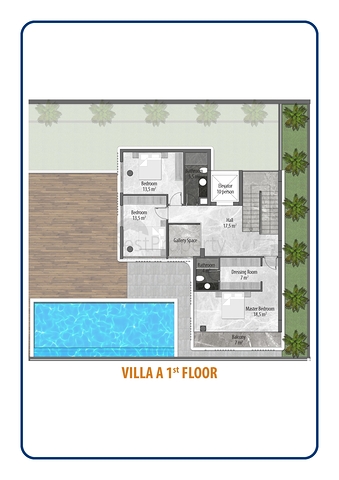Investitionsprojekt von Luxusvillen im Komplex des Bezirks Tepe