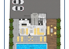 Investitionsprojekt von Luxusvillen im Komplex des Bezirks Tepe