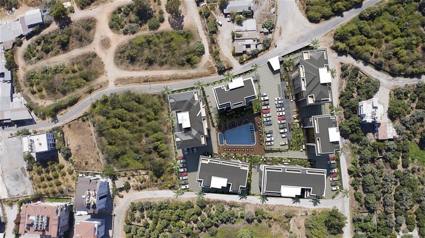 Neubaukomplex im europäischen Bezirk Oba