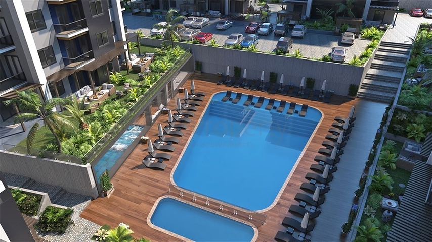 Neubaukomplex im europäischen Bezirk Oba