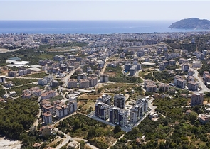 Neubaukomplex im europäischen Bezirk Oba