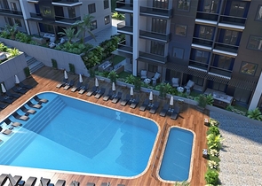 Neubaukomplex im europäischen Bezirk Oba