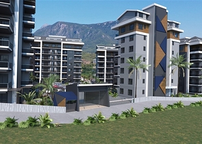 Neubaukomplex im europäischen Bezirk Oba