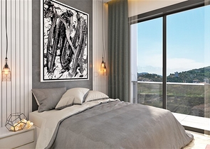 Neubaukomplex im europäischen Bezirk Oba