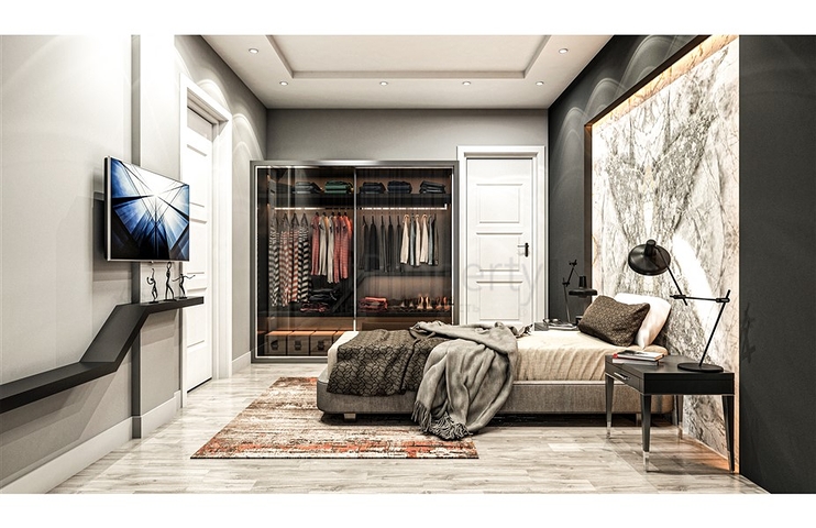 Neues Villenprojekt im Stadtteil Kargicak 