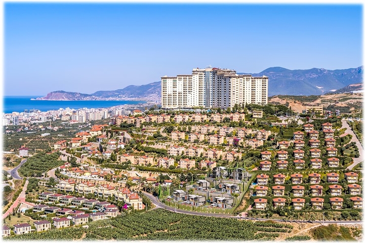 Neues Villenprojekt im Stadtteil Kargicak 