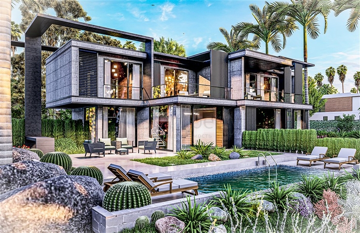 Neues Villenprojekt im Stadtteil Kargicak 