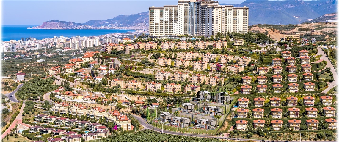 Neues Villenprojekt im Stadtteil Kargicak 