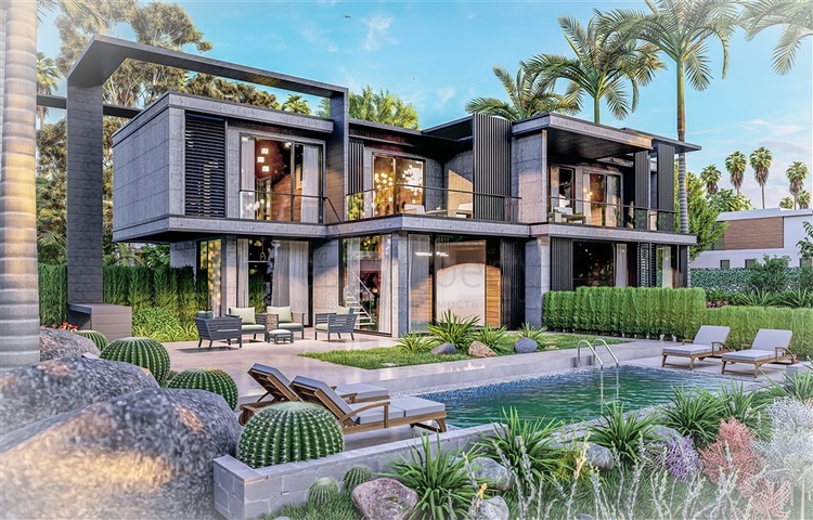 Neues Villenprojekt im Stadtteil Kargicak 