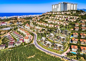 Neues Villenprojekt im Stadtteil Kargicak 