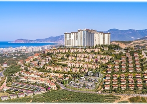 Neues Villenprojekt im Stadtteil Kargicak 