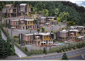 Neues Villenprojekt im Stadtteil Kargicak 