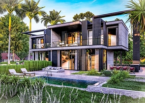 Neues Villenprojekt im Stadtteil Kargicak 