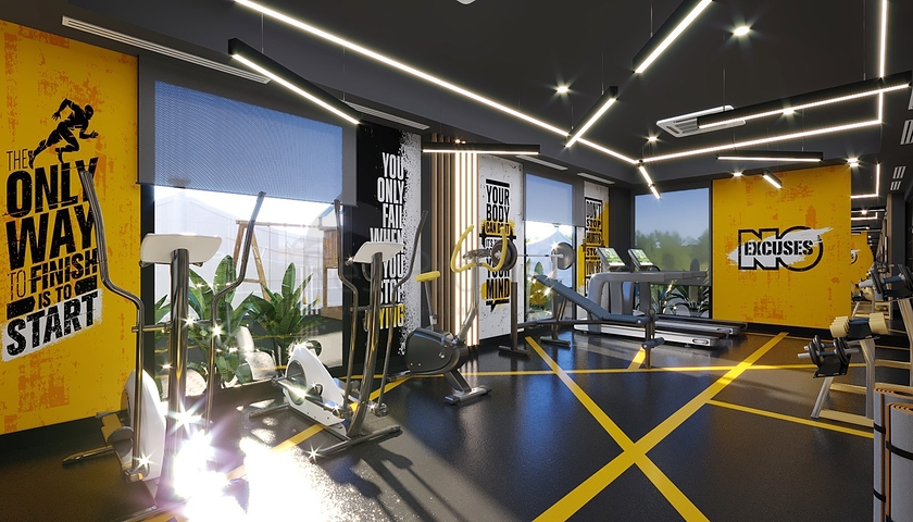 Neubaukomplex im Stadtteil Mahmutlar