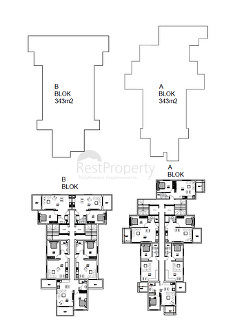 Neubaukomplex im Stadtteil Mahmutlar