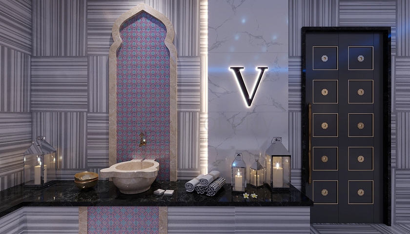 Neubaukomplex im Stadtteil Mahmutlar