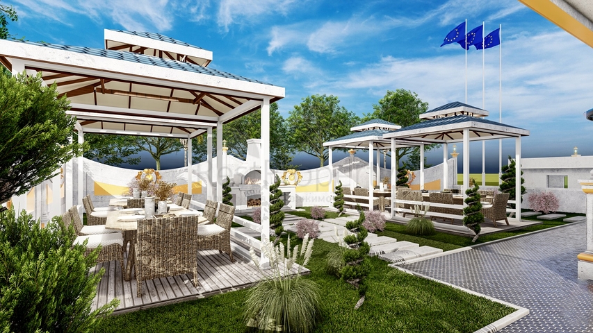 Neubaukomplex im Stadtteil Mahmutlar