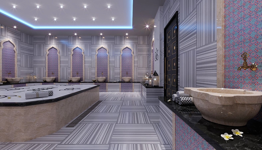 Neubaukomplex im Stadtteil Mahmutlar