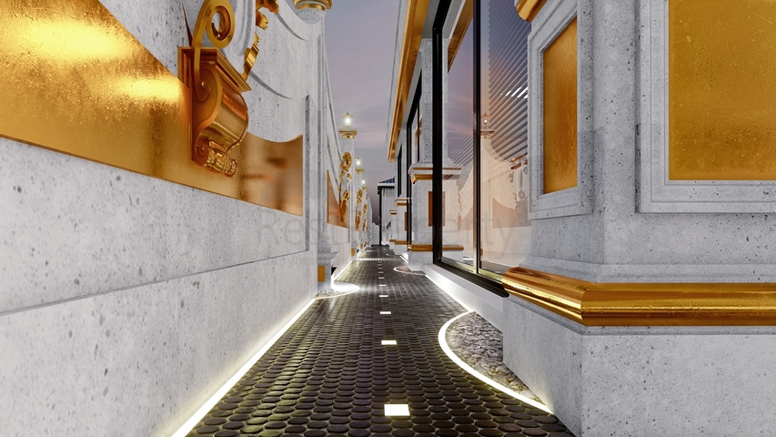 Neubaukomplex im Stadtteil Mahmutlar