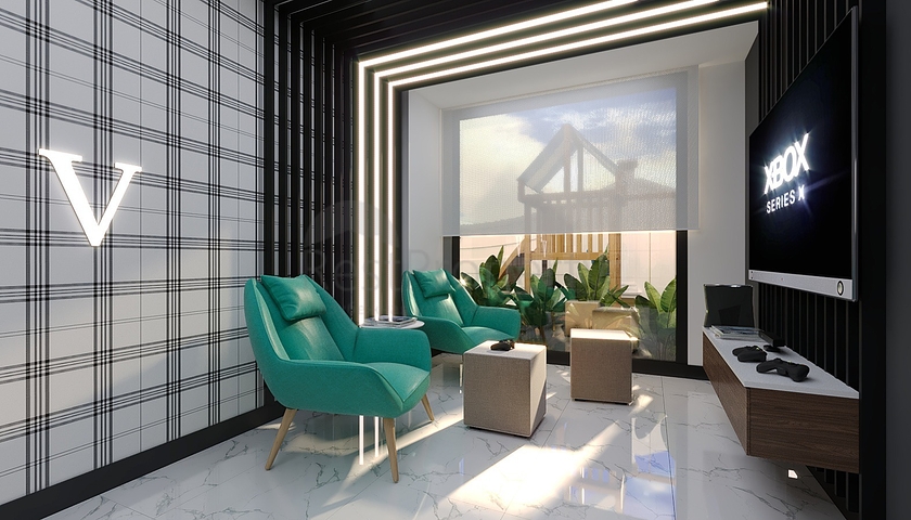 Neubaukomplex im Stadtteil Mahmutlar