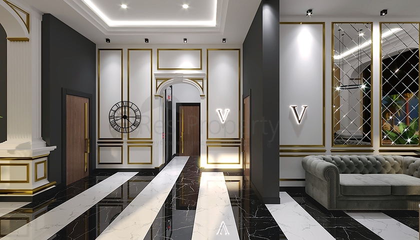 Neubaukomplex im Stadtteil Mahmutlar