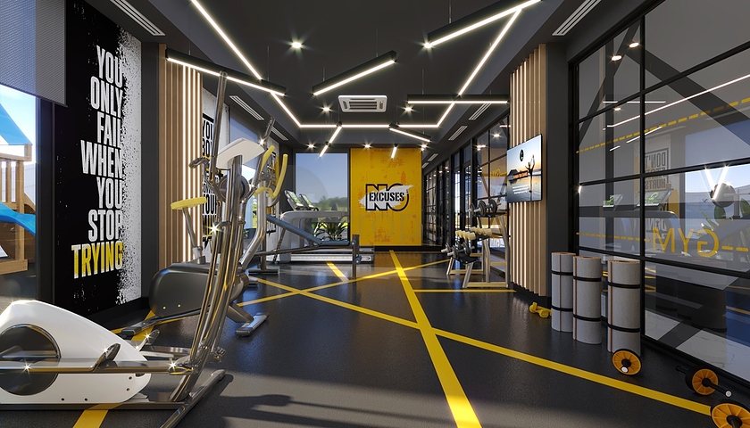 Neubaukomplex im Stadtteil Mahmutlar