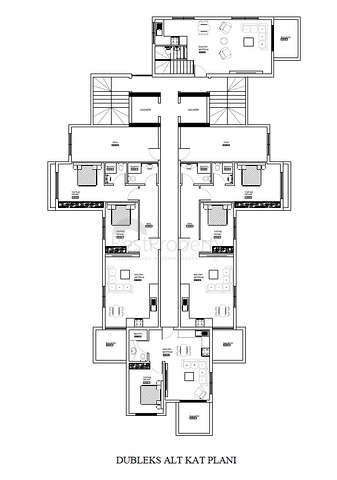 Neubaukomplex im Stadtteil Mahmutlar