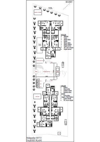 Neubaukomplex im Stadtteil Mahmutlar