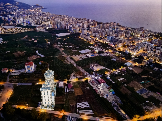 Neubaukomplex im Stadtteil Mahmutlar