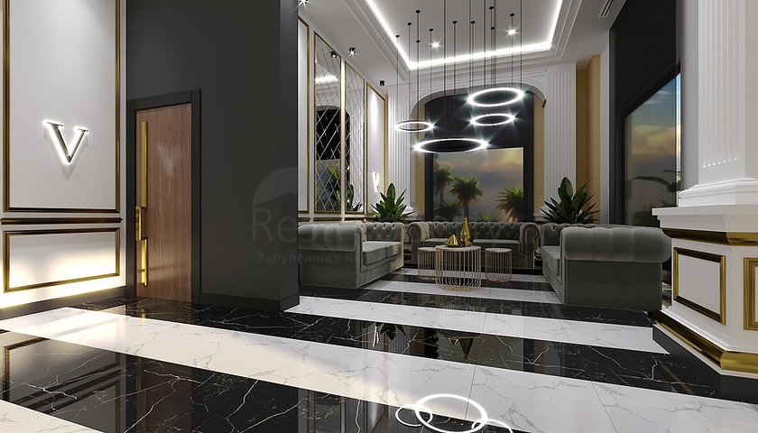 Neubaukomplex im Stadtteil Mahmutlar