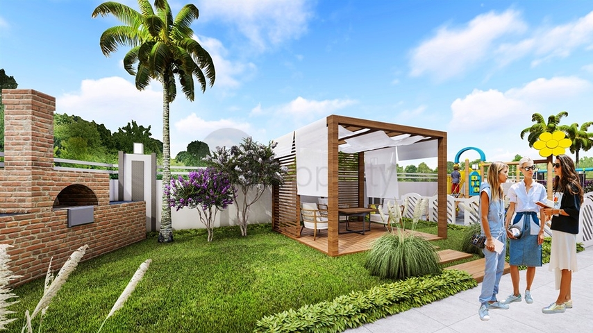 Im Bau befindlicher Komplex im Bezirk Mahmutlar