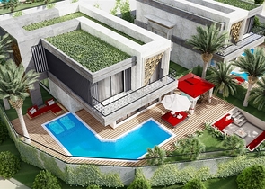 Investitionsprojekt für Luxusvillen in Kargicak