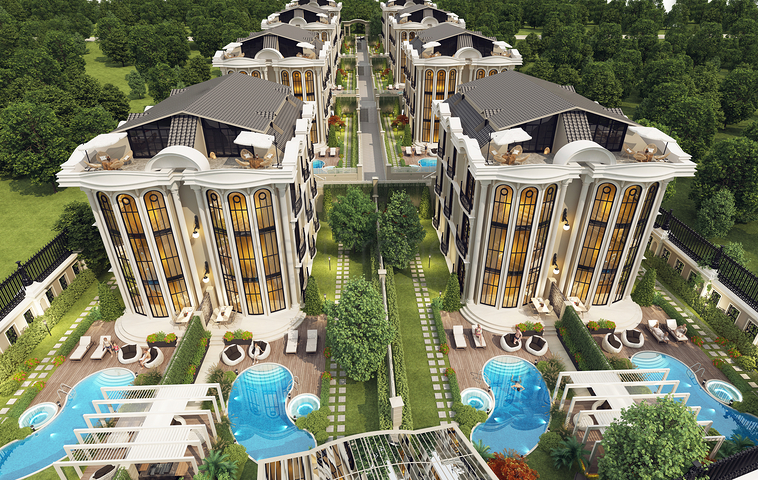 Exklusive Villen mit Meerblick 