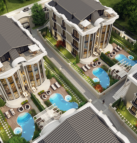 Exklusive Villen mit Meerblick 