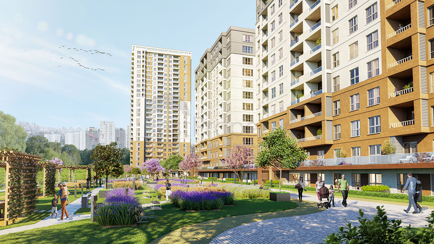 Komplex in Istanbul mit perfekter Verkehrsanbindung