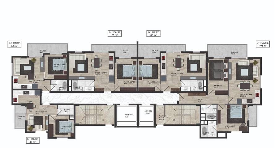 Neues Bauprojekt in Mahmutlar