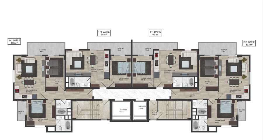 Neues Bauprojekt in Mahmutlar