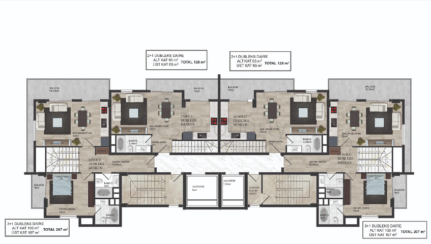 Neues Bauprojekt in Mahmutlar