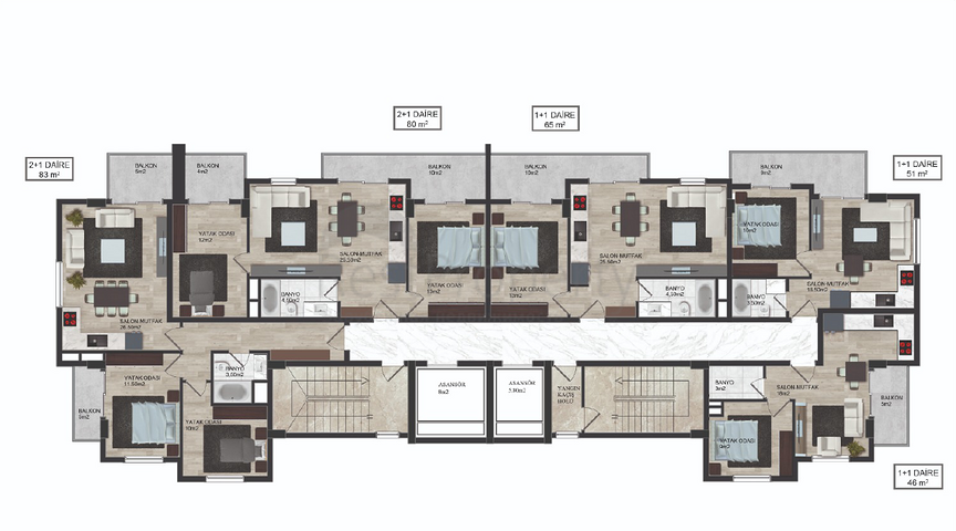 Neues Bauprojekt in Mahmutlar